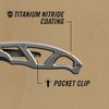 Gerber Gear Paraframe I EDC Folding Pocket Knife, 3 Serrated Edge with Safety Frame Lock, Stainless Steel, Grey