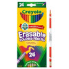 Crayola Erasable Colored Pencils for Kids, 24ct Drawing Coloring Pencils