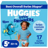 Huggies Little Swimmers Swim Diapers Size 5-6, 17 Count