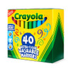 Crayola Ultra Clean Washable Markers 40ct, Teacher School Supplies for Kids, Broad Line Colored Markers, Art Marker