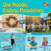Oodles of Noodles Deluxe Rainbow Pool Noodles Foam - Pack of 5