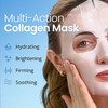 Ebanel 10-Pack Collagen Face Mask with Hyaluronic Acid, Vitamin C, Peptide