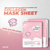 esfolio Collagen Essence Sheet Mask Hydrating & Firming Face Mask for Glowing Skin Anti-Aging Korean Skincare with