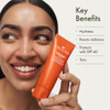 Origins GinZing Energy-Boosting Tinted Moisturizer with SPF 40 Hydrates & Perfects Skin Tint with Caffeine and Ginseng,