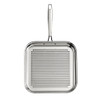 Tramontina Signature Tri-Ply Clad Stainless Steel 11-Inch Square Grill Pan