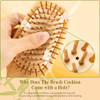 BFWood Bamboo Paddle Hair Brush, Detangler Hairbrush with Bamboo Bristles
