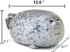 MerryXD Chubby Blob Seal Pillow,Stuffed Cotton Plush Animal Toy Cute Ocean Small13 in