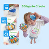 Rock Painting Kit- Glow in The Dark Rock Kit, Arts and Crafts for Kids Ages 6-12, Art Supplies Toy, Kids Craft Paint