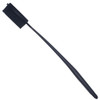 DNC Back Scrubber for Shower Soft Silicone Bath Body Brush with Long Handle Black