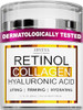 Retinol Cream for Face with Collagen & Hyaluronic Acid, Non-Greasy