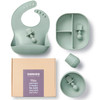 SAMiGO Silicone Baby Feeding Set Eating Essential Baby Led Weaning Supplies