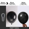 PartyWoo Black Balloons 140pcs Different Sizes of 18 12 10 5 Inch