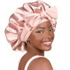 YANIBEST Adjustable Satin Bonnet for Sleeping Women Double Layer Hair Wrap Reduce Friction Prevent Frizz Natural Curly