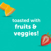 Beech-Nut Toddler Snacks, Mini Waffles with Hidden Veggies, Butternut Berry, Non-GMO, 3.2 oz Bag 7 Pack