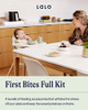 Lalo First Bites Full Kit, 6-Piece Non-Toxic Silicone Baby Feeding Set