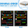 Double-Sided First Day of School Board, 12 10 Inches Back to School Sign
