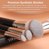 TEOYALL Foundation Contour Concealer Brush, 3Pcs Angled Blending Brush Set