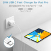 10FT iPhone 17 16 15 Charger Fast Charging USB C Charger Block