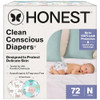 The Honest Company Daytime Diapers, All the Alpacas, Size Newborn, 72 Count