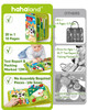 hahaland Busy Book for Toddlers 1-3 - Montessori Toys 1 Year Old Busy Board