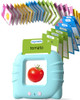 Airbition Talking Flash Cards for Toddlers Ages 14,224 Words English Blue