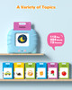 Airbition Talking Flash Cards for Toddlers Ages 14,224 Words English Blue