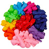 PartyWoo Assorted Colors Rainbow Balloons 50pcs Multicolor Colorful Color