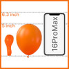 PartyWoo Assorted Colors Rainbow Balloons 50pcs Multicolor Colorful Color