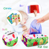 YOGINGO Baby Toys 6 to 12 Months - Tissue Box Toy Montessori for Babies 6-12 Months, Soft Stuffed High Contrast Crinkle