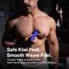 Manscape Blue Groin & Body Hair Trimmer for Men, The Landscaper Electric Ball Trimmer Pubic Body Shaver, Replaceable