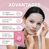 VIABEAUTY 8 Pack of Collagen Face Mask with Ceramides - Rejuvenating Facial Sheet Mask, Reduce Wrinkles & Fine Lines -