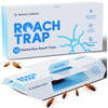 Shieldeck Roach Traps Indoor 12 Pack Non-Toxic Sticky Glue Traps for Roaches, Spiders & Crickets Safe Roach Catcher for