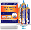 Roach Gel Bait Indoor and Outdoor Cockroach Repellents for German Cockroaches, Small Roaches Cockroach Deterrent for
