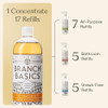 Branch Basics Surface Cleaning Kit 33.8 oz Concentrate, Refillable Bottles