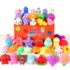 30 Pack Squishy Toys, Kawaii Squishies Party Favors for Kids 4-8 8-12 Treasure Box Toys for Classroom Birthday Xmas