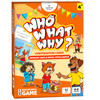 Who What Why Conversation Cards for Kids, Speech Therapy Materials, Ages 4+