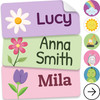 Personalized Name Labels for Kids 70 Labels - Durable & Waterproof Custom Name Stickers for Clothing Tags, School