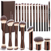 MAANGE 20 Pcs Makeup Brushes with Gift Box, Double-End Multi-functional Makeup Brushes for Blending Liquid Powder