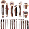 MAANGE 20 Pcs Makeup Brushes with Gift Box, Double-End Multi-functional Makeup Brushes for Blending Liquid Powder