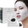 NUNA Volcanic Ash Hydrogel Face Masks with Smile Line Patches Korean Glass Skin Detox & Deep Hydrating Jelly Mask with