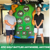 Golf Game for Adults Outdoor Indoor - Backyard Chipping Set with Sticky Balls - Family Entertainment Multi-Player