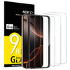 NEWC 3 Pack Designed for iPhone 16 Pro, iPhone 17, 17 Pro Screen Protector 6.3 inches, Enhanced Tempered Glass