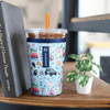Sok It JavaSok Iced Coffee & Cold Soda Insulated Neoprene Cup Sleeve Fast Talker, Medium 22-28oz