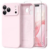 GolbinBox Magnetic for iPhone 17 Pro Case, Silicone Cover, Chalk Pink
