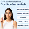 Square Cotton Pads for Face 80 Count Lint Free Cotton Pads, Large Cotton Makeup Remover Pads for Skincare, 3 Inch 77.5