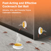 36 Pack Cockroach Gel Bait, Highly Effective Roach Killer Indoor Infestation Solution, Fast Acting Cockroach Killer