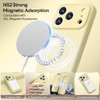 LOVE 3000 Magnetic for iPhone 17 Pro Max Case Silicone, Creamy Yellow