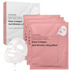 Liftouch Korean Overnight Collagen Face Mask 4 PACKS - Hydrating Deep Collagen Mask for Women - Anti-Aging Bio-Collagen
