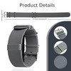 CKONXE Silicone Loop Strap Compatible with Hume Health Band, Soft Silicone Replacement Band Adjustable Clasp Buckle