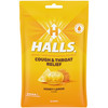 HALLS Cough & Throat Relief Honey Lemon Cough Drops, 30 ct